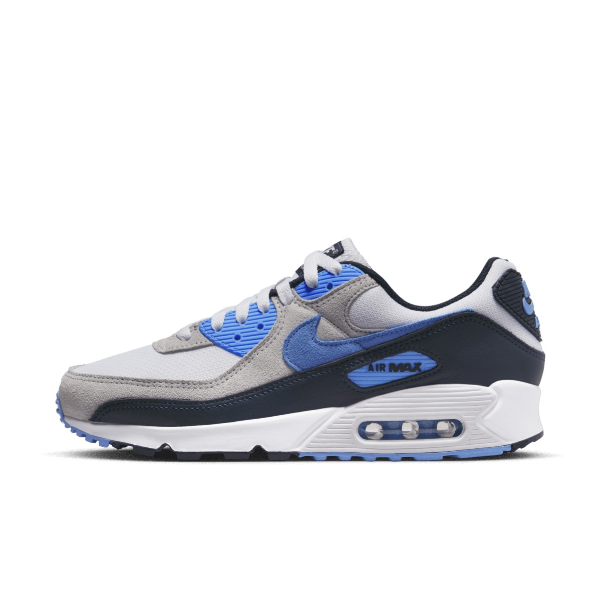 Nike Air Max 90 White University Blue (2022) White / University Blue-pure Platinum (DQ4071-101)