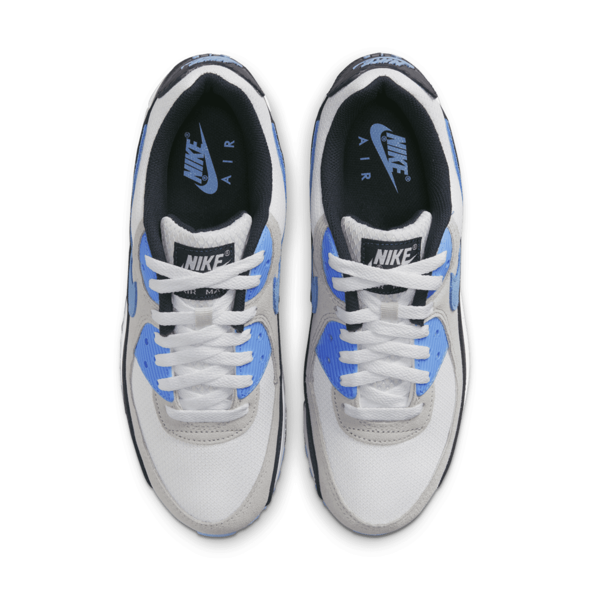Nike Air Max 90 White University Blue (2022) White / University Blue-pure Platinum (DQ4071-101)
