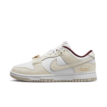 Nike Dunk Low SE Just Do It “White Phantom” White / Phantom / Team Red / Photon Dust (DV1160-100)