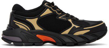 Heron Preston Black & Beige Block Stepper Sneakers (HMIA027F22FAB0011061)