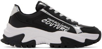 Versace Jeans Couture Black Hiker Sneakers (E73VA3SV6EZP153)