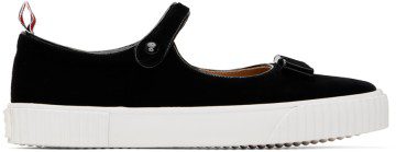 Thom Browne Black John Tennis Sneakers (FFF094A-03883)