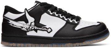 Youths in Balaclava Black SaintSinner Sneakers (YOU06SH104)