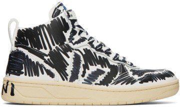 Marni Black Veja Edition V-10 Sneakers (VQMS-3067A V1520)