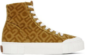 Good News Brown Corduroy Juice Sneakers (GNJUIC016)