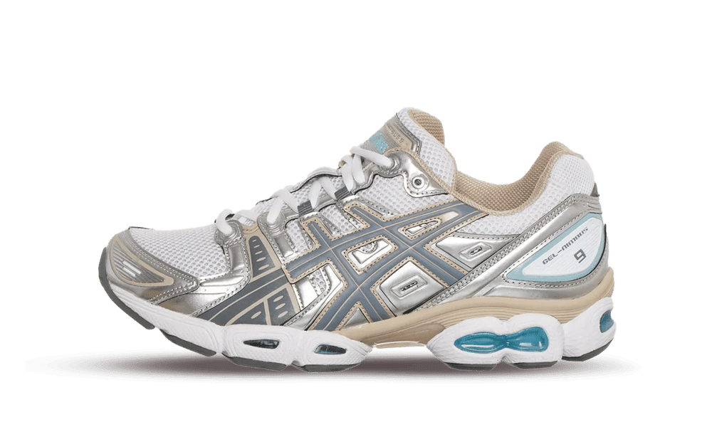 Asics GEL-Nimbus 9 White / Steel Grey (1201A424-102)