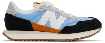 New Balance Kids Blue & Black 237 Big Kids Sneakers (GS237EF)