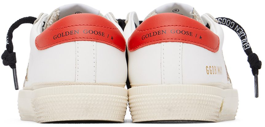 Golden Goose Kids White May Sneakers (GYF00112.F002814.10969)