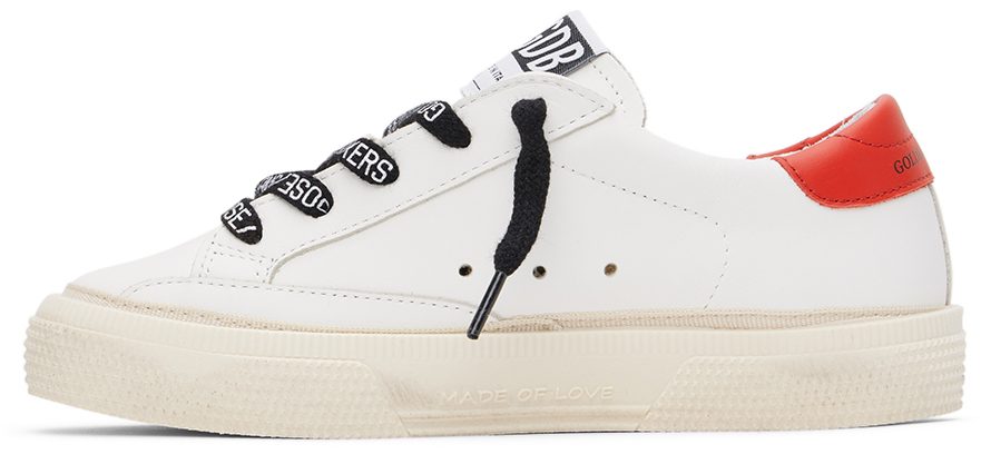 Golden Goose Kids White May Sneakers (GYF00112.F002814.10969)