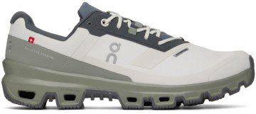 On White & Khaki Cloudventure Sneakers (32.98577)