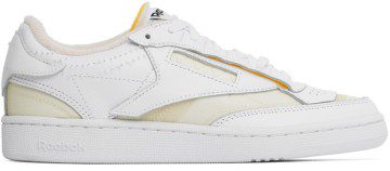 Maison Margiela White Reebok Edition Club C ‘Memory Of’ Sneakers (S38WS0194 P5036)