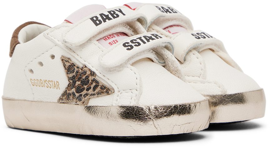 Golden Goose Baby White School Sneakers (GIF00166.F003283.11204)