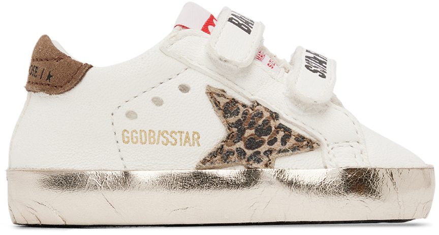 Golden Goose Baby White School Sneakers (GIF00166.F003283.11204)