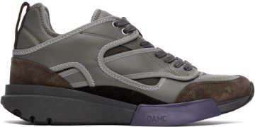 OAMC Gray Aurora Runner Sneakers (22A28OAS02 TOMOA006)