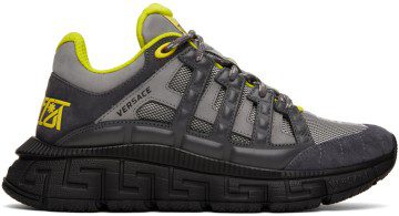 Versace Gray Trigreca Sneakers (DSU8094 1A04984)