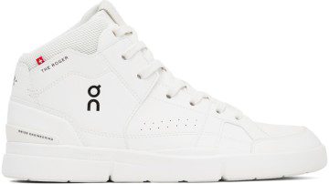 On White ‘The Roger’ Clubhouse Sneakers (98.98503)