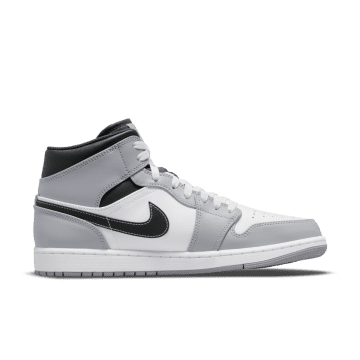 Air Jordan 1 Mid Smoke Grey Black (554724-078)