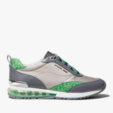 Michael Kors MK Allie Stride Extreme Mixed-Media Trainer – Palm Multi (43R3ALFS1D-6392)