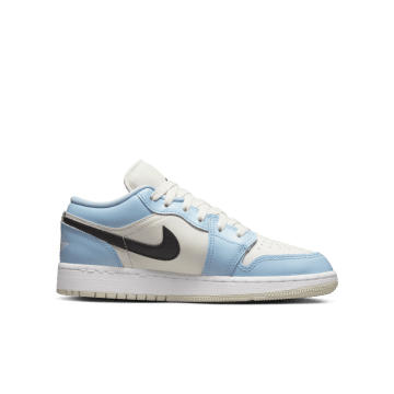Air Jordan 1 Low ‘White / Ice Blue / Black’ (554723-401)