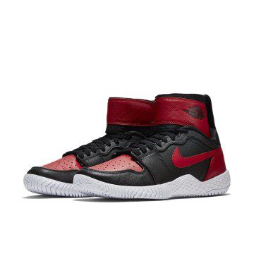 Nike Court Flare AJ1 ’23’ x Serena Williams “Black & Varsity Red” (878458-023)