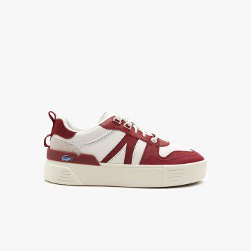 Lacoste L002 White / Burgundy (44CFA0024_2G1)