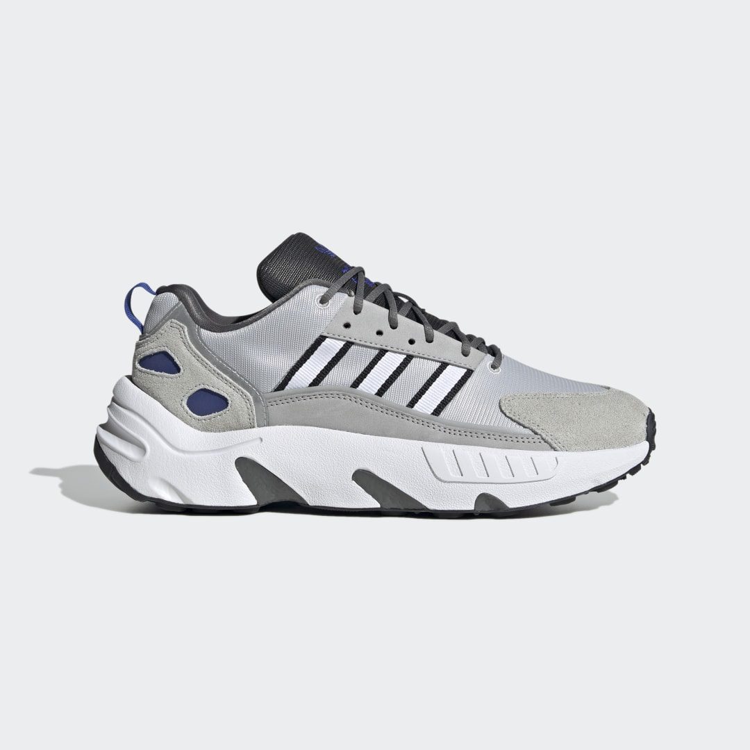 adidas ZX 22 BOOST Grey Two / Cloud White / Semi Lucid Blue (HP2771)