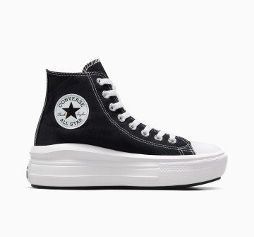 Converse Chuck Taylor All Star Move Zwart/natural Ivory/wit