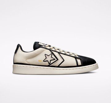 Converse Converse x Joshua Vides Pro Leather Natural Ivory/zwart/wit