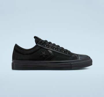 Converse Star Player 76 Mono Suede Zwart/storm Wind/zwart