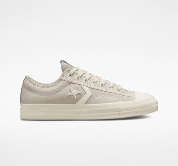 Converse Star Player 76 Mono Suede Egret/egret/pale Putty