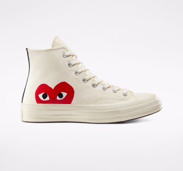 Converse x Comme des Garçons CDG Chuck Taylor High Cream White (150205C)