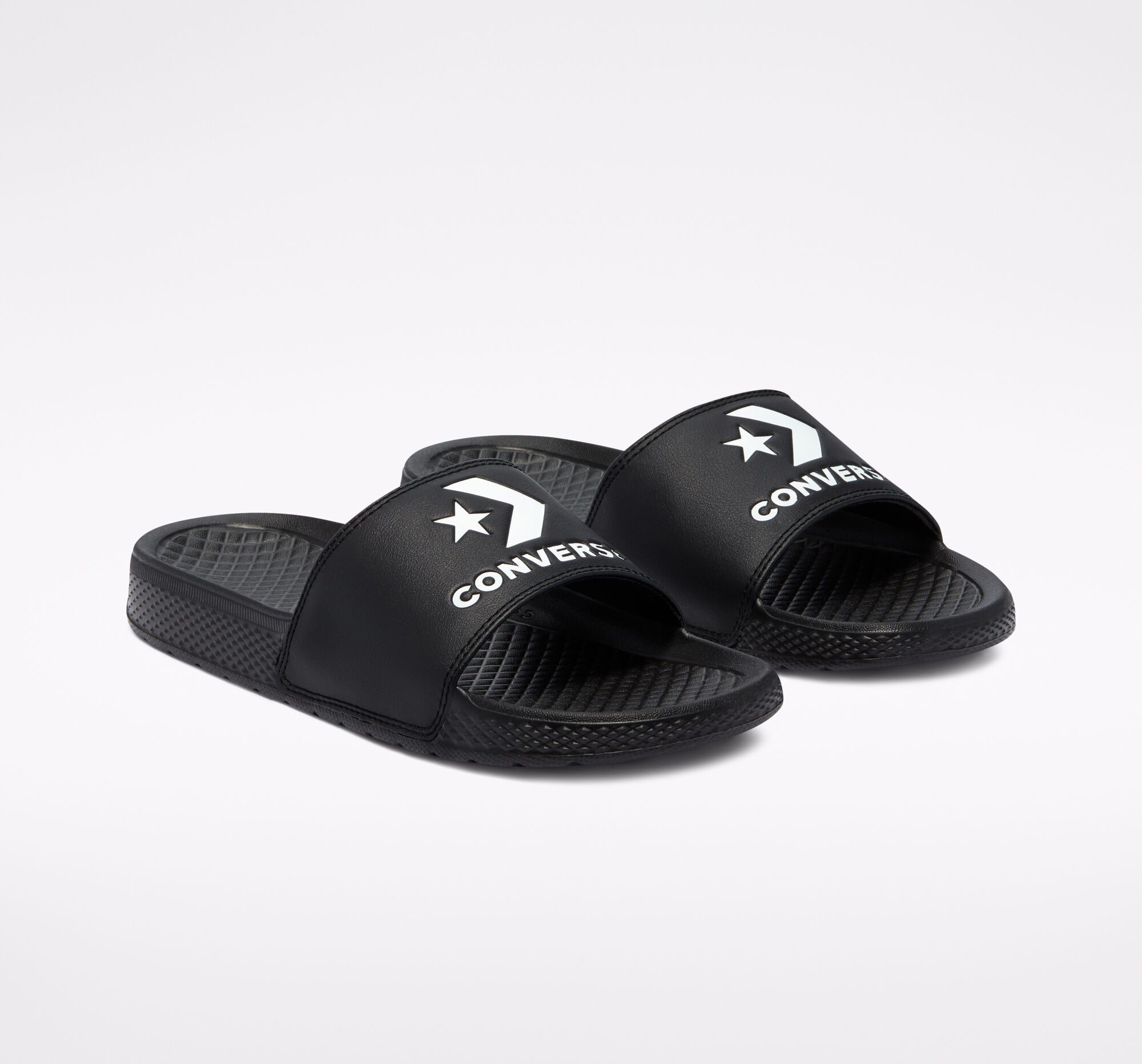 Converse All Star Slipper Zwart/wit/zwart