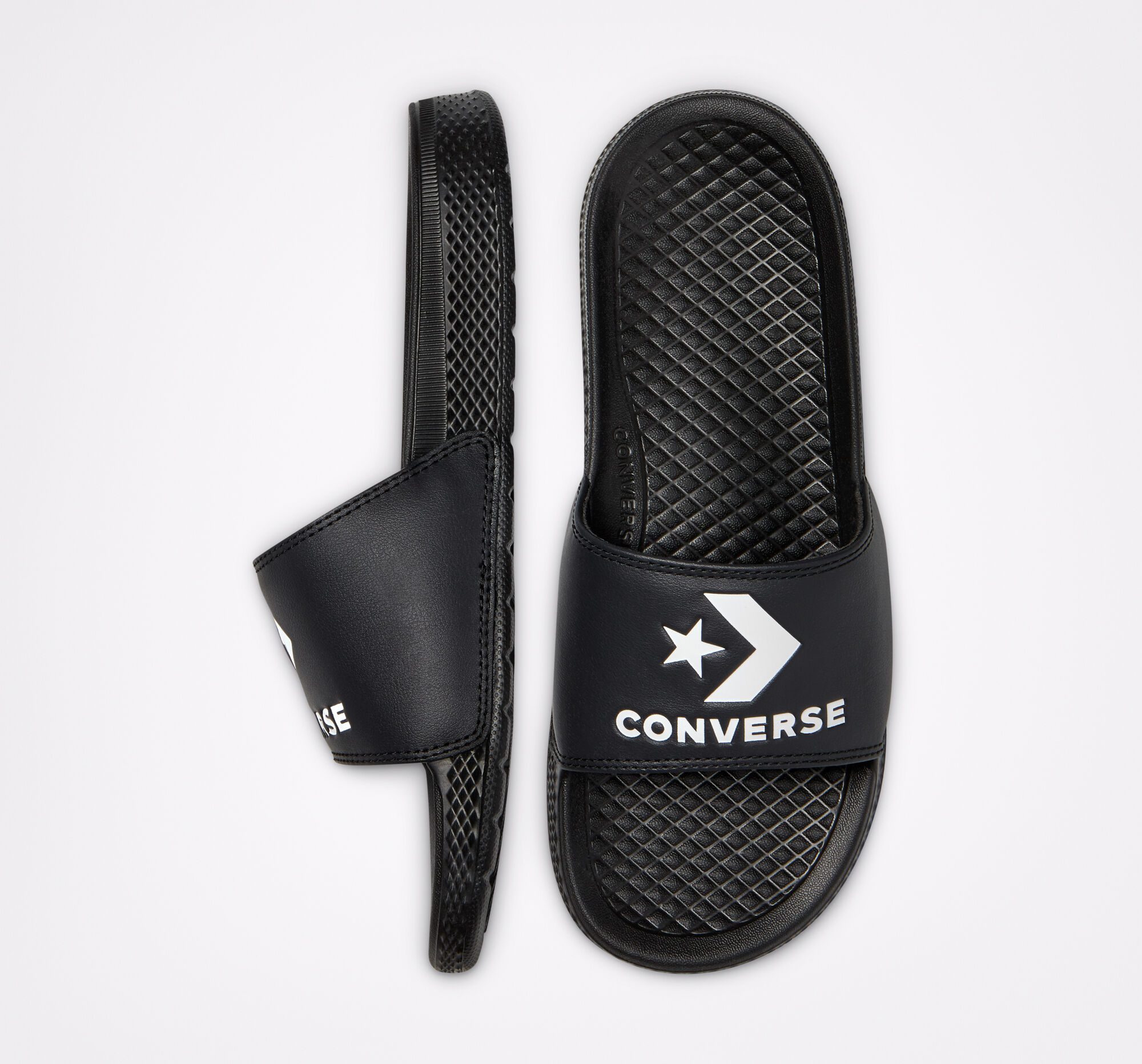 Converse All Star Slipper Zwart/wit/zwart