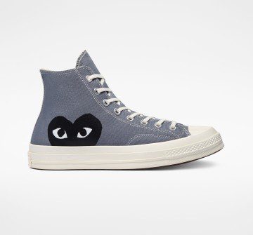 Converse Converse x Comme des Garçons PLAY Chuck 70 Steel Grey/egret/zwart (171847C)