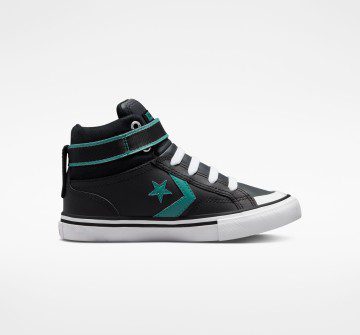 Converse Pro Blaze Strap Easy-On Varsity Club Zwart/algae Coast/wit