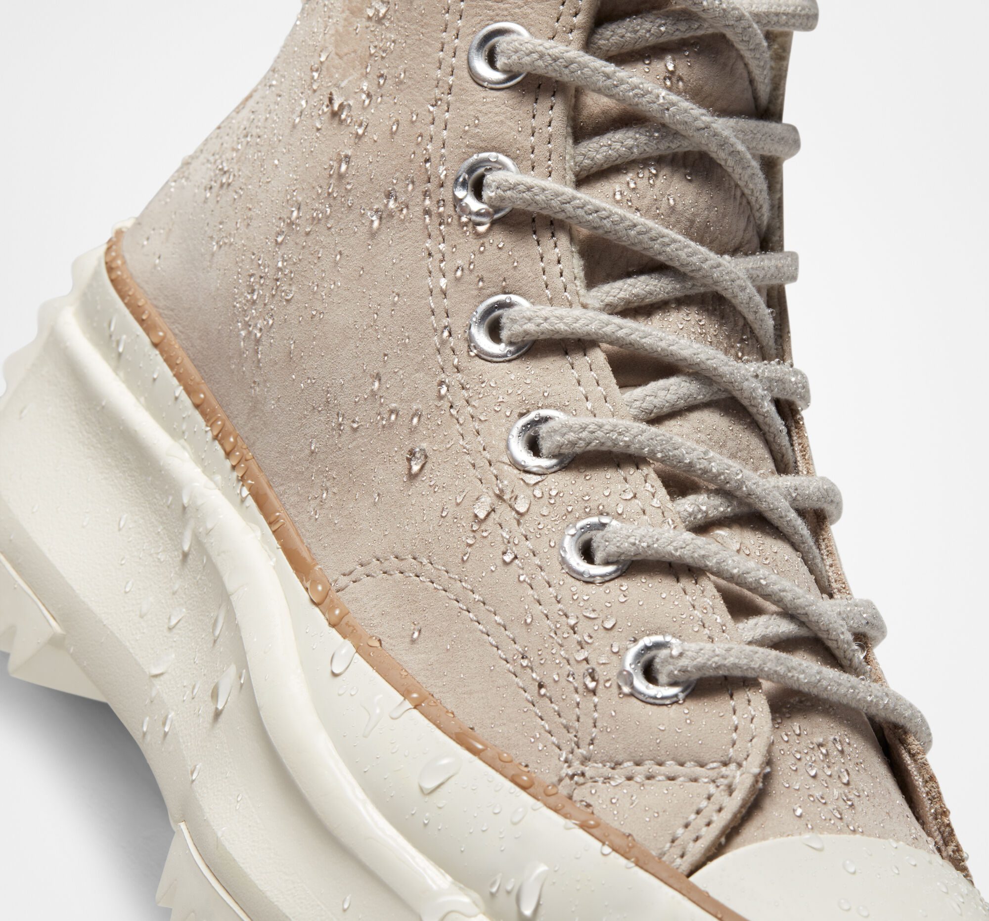 Converse Run Star Hike Platform Counter Climate Papyrus/sand Dune/egret