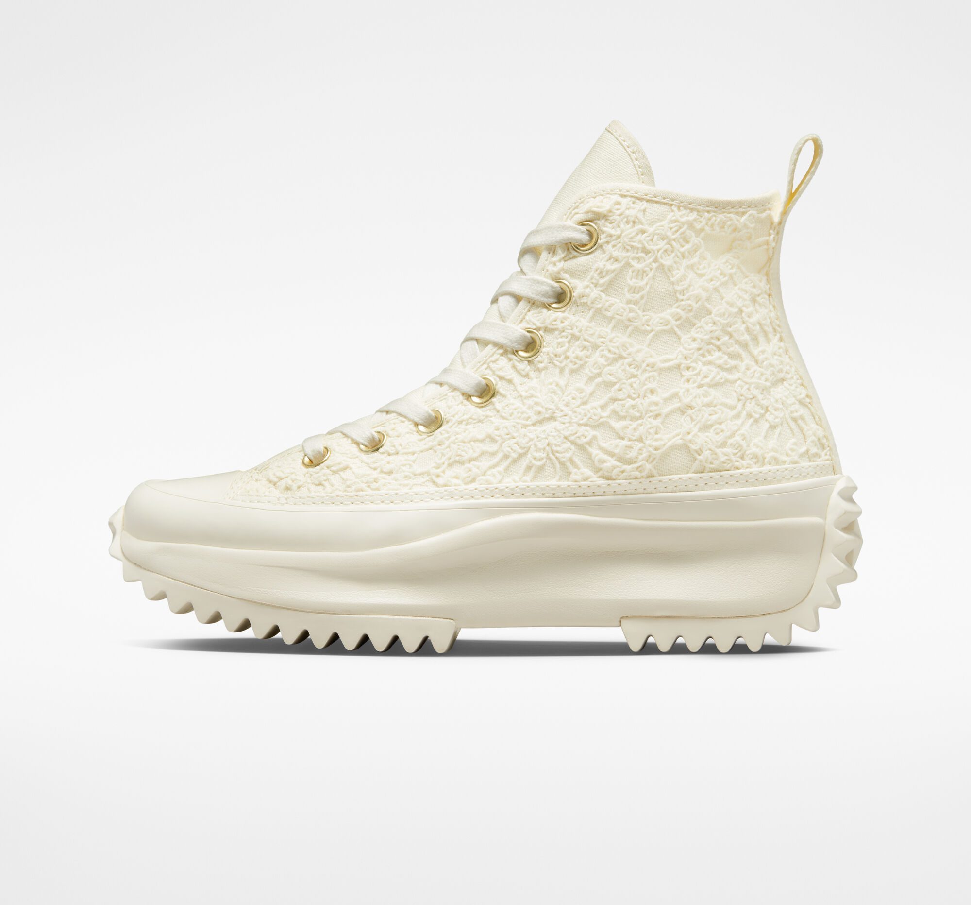 Converse Run Star Hike Platform Daisy Cord Egret/egret/light Gold (A06113C)