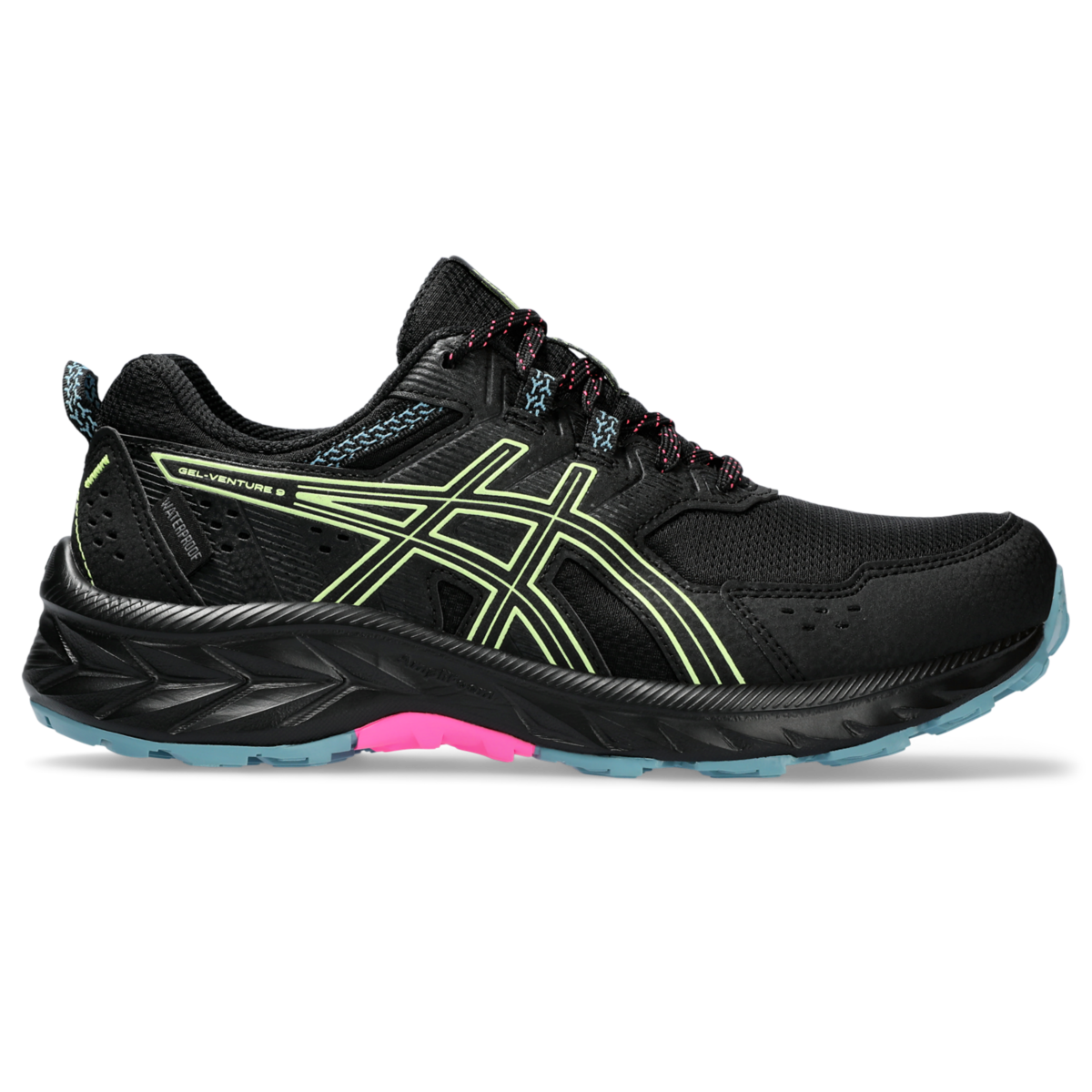 Asics Gel-venture 9 Wp Black/Lime Green (1012B519.002)