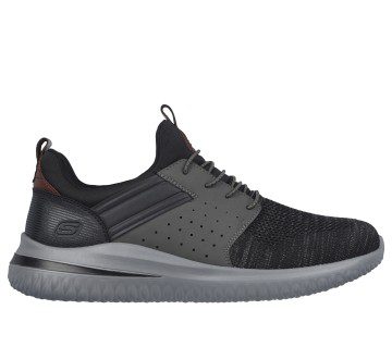Skechers Delson 3.0 – Cicada – Zwart / Grijs (210238-BKGY)