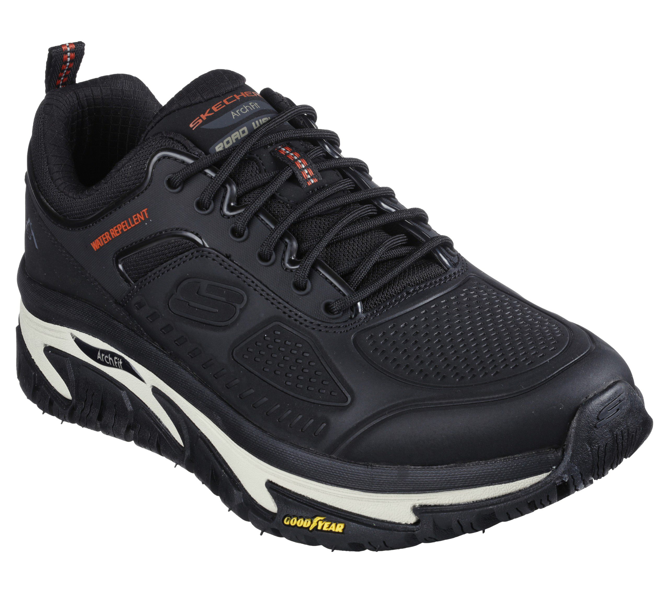 Skechers Relaxed Fit: Arch Fit Road Walker – Recon – Zwart (237333-BLK)
