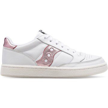 Saucony Jazz Court Metallic White / Pink (S60555-33)