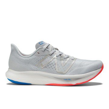 New Balance FuelCell Rebel v3 Light Aluminum / Electric Red / Cobalt (MFCXV3-39866)