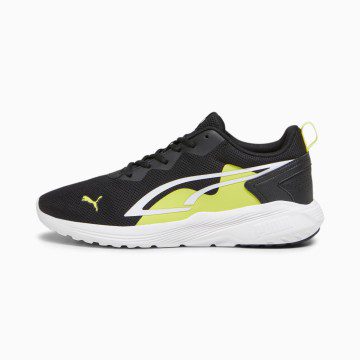 Puma All Day Active Wit/Zwart/Geel (386269-21)