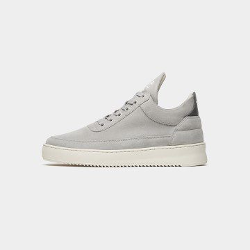 Filling Pieces Low Top Suede Light Grey