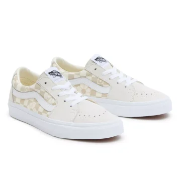 VANS Sk8-low Floral Check Wit (VN0009QRFS8)