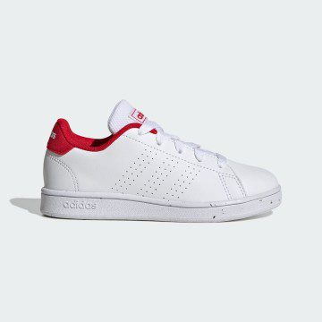 adidas Advantage Lifestyle Court Lace Cloud White / Cloud White / Better Scarlet (H06179)