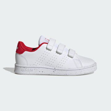 adidas Advantage Lifestyle Court Cloud White / Cloud White / Better Scarlet (H06212)