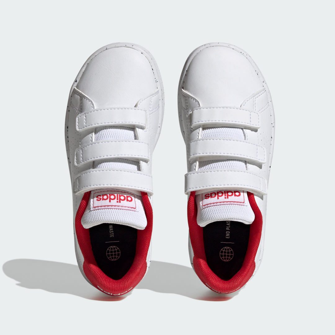 adidas Advantage Lifestyle Court Cloud White / Cloud White / Better Scarlet (H06212)