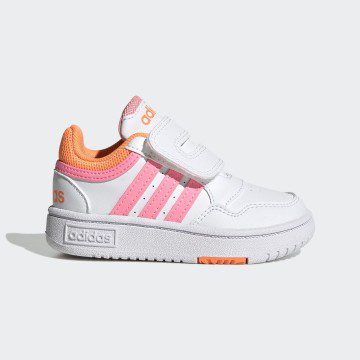 adidas Hoops Cloud White / Beam Pink / Screaming Orange (H03859)