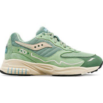 Saucony 3D Grid Hurricane Premium Green / Cream (S70670-7)